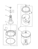 Agitator, basket and tub parts
