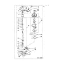 Maytag MAT14PDAWW0 gearcase parts diagram