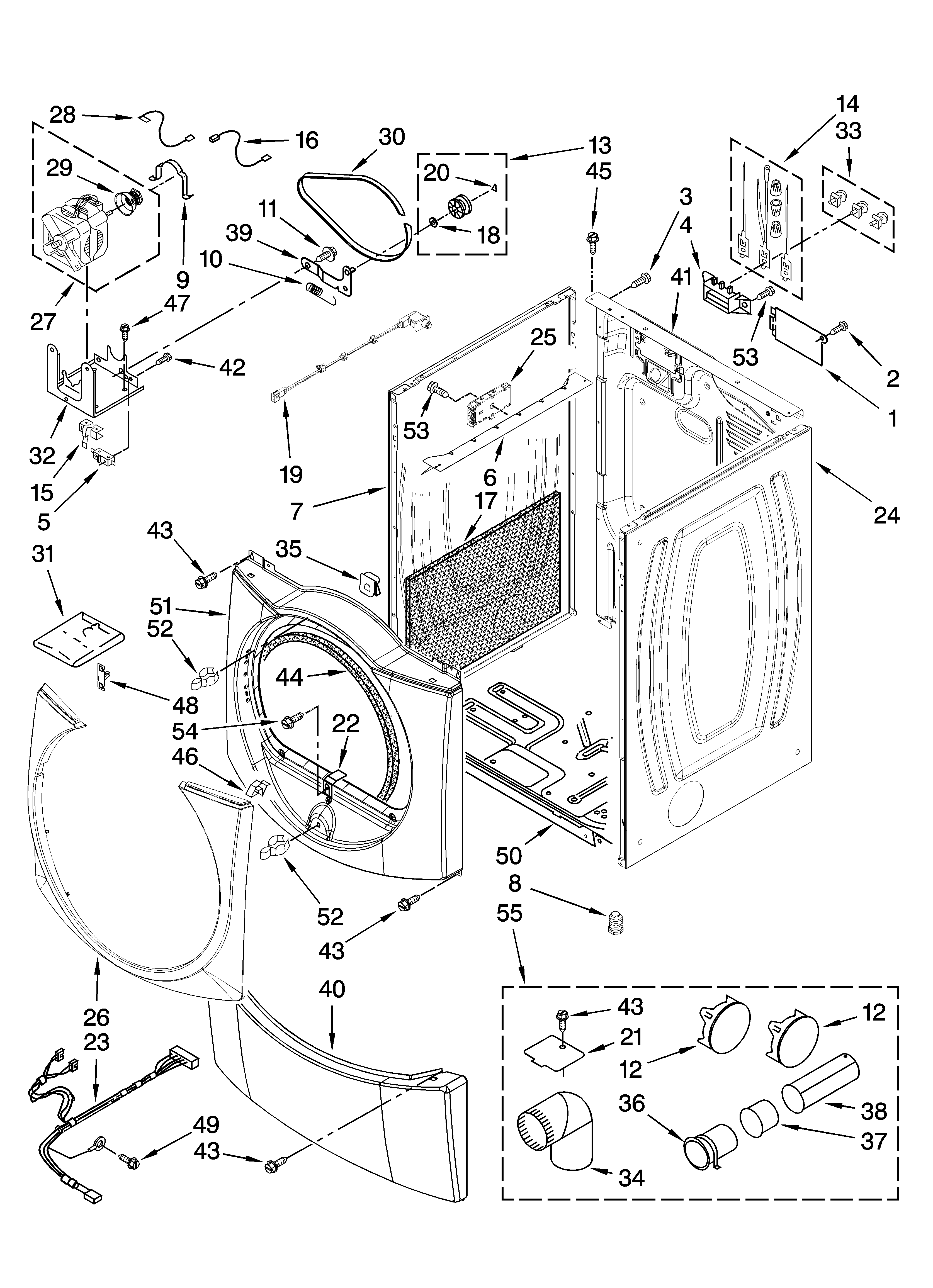 Cabinet parts