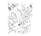 Maytag MEDE900VW0 bulkhead parts diagram