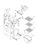 Freezer liner parts