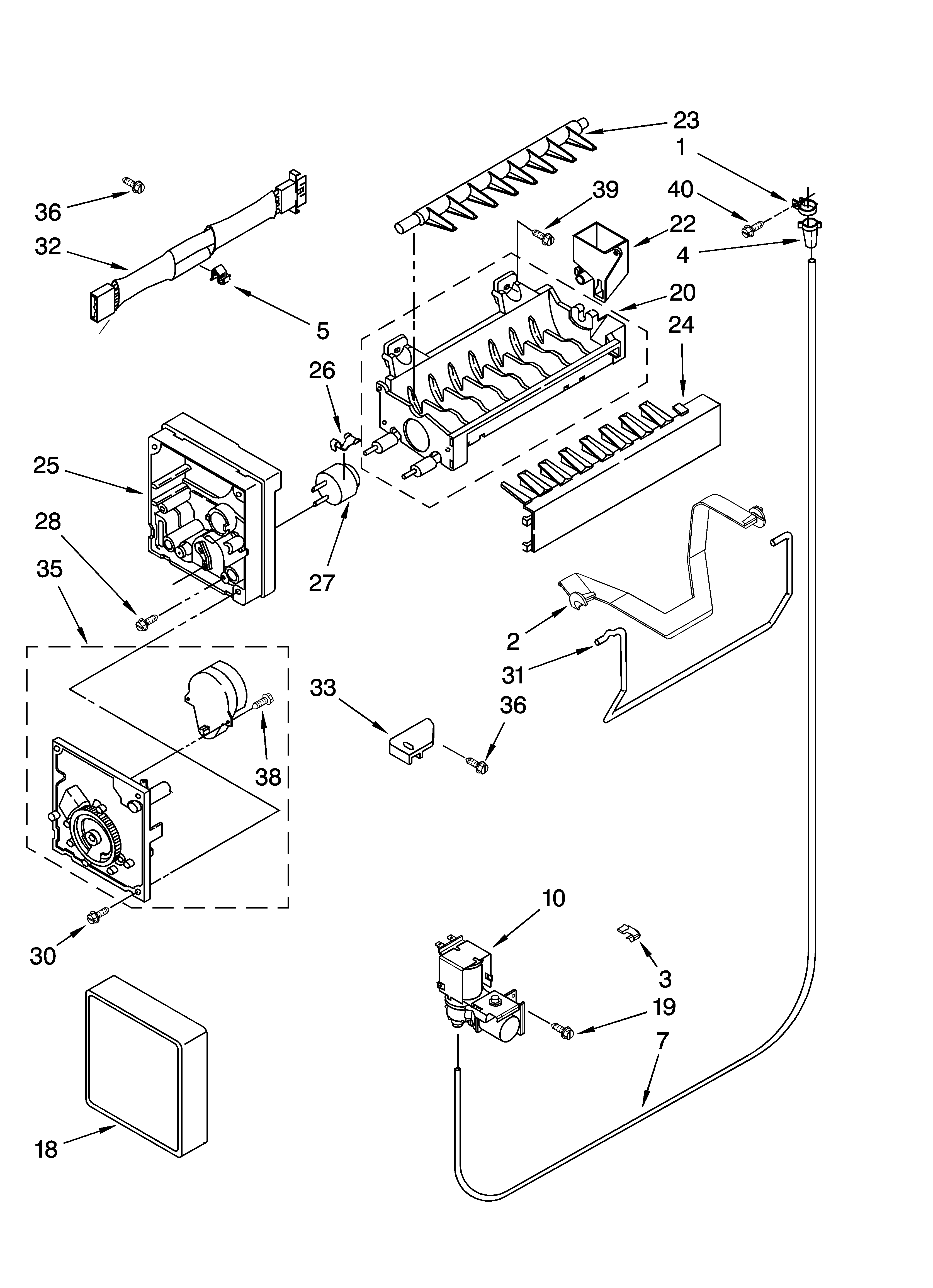 Icemaker parts