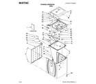 Maytag MVWB700VQ0 top and cabinet parts diagram