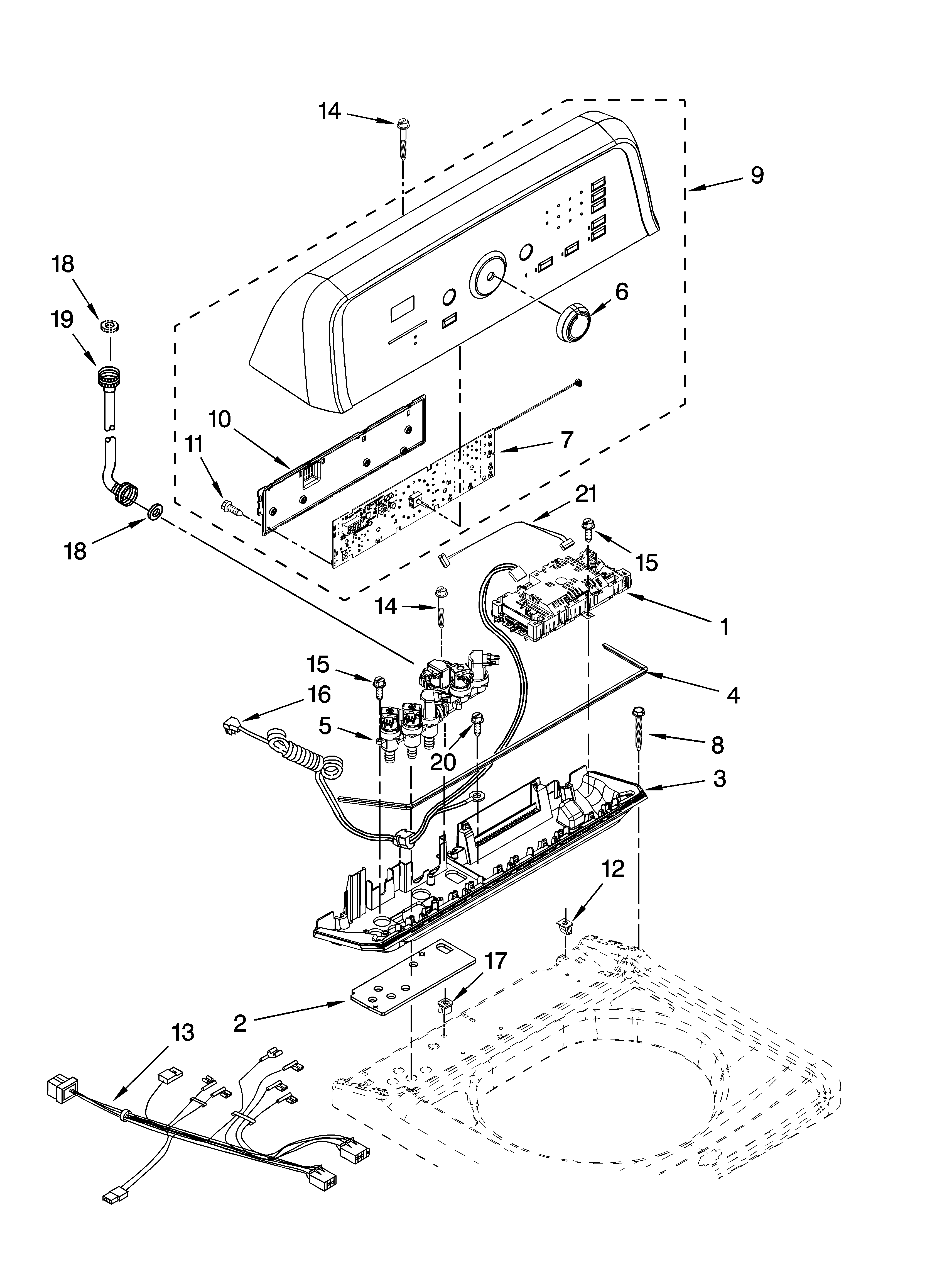 Control panel parts