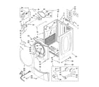 Maytag YMEDE300VF0 cabinet parts diagram