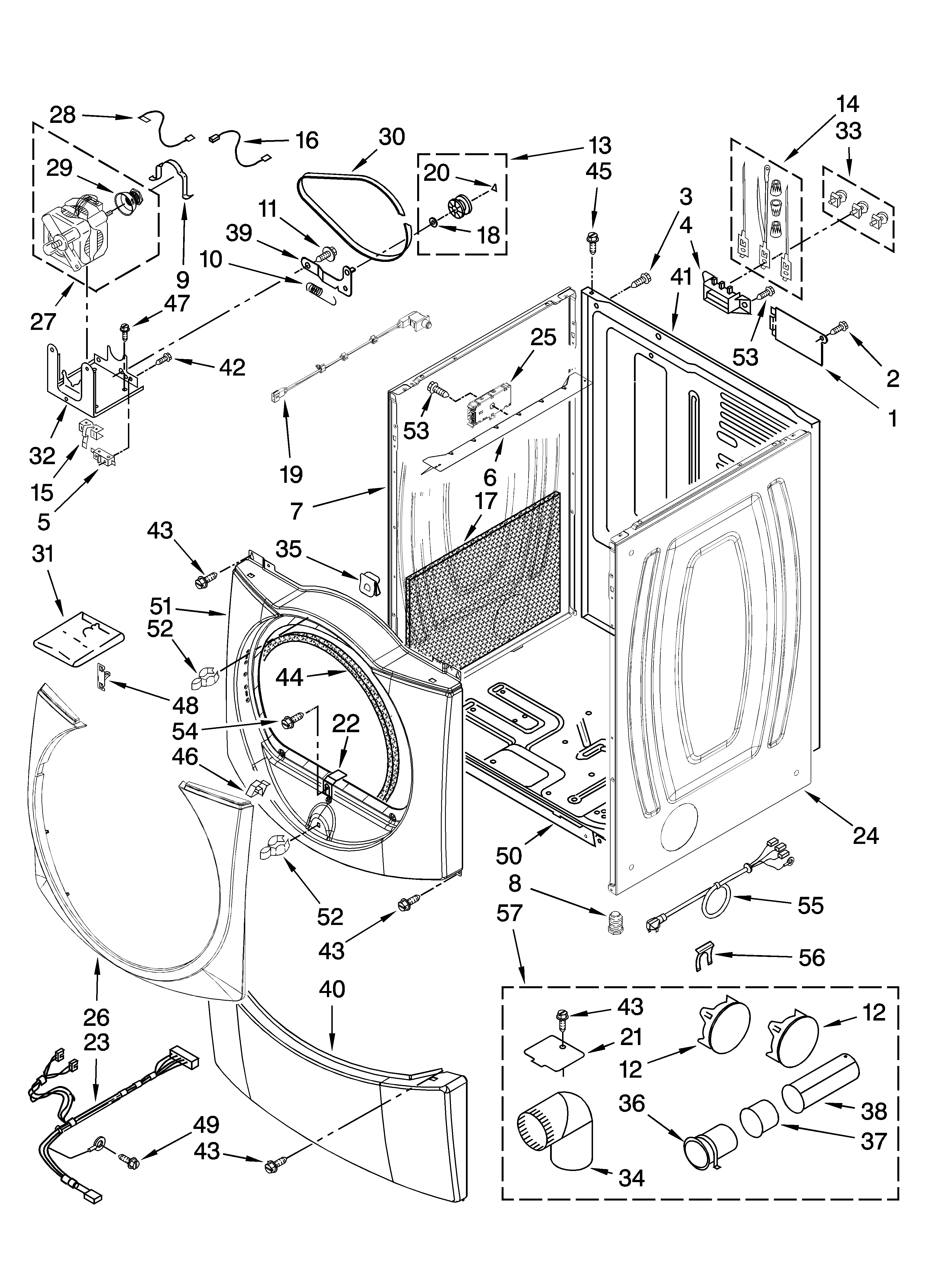 Cabinet parts