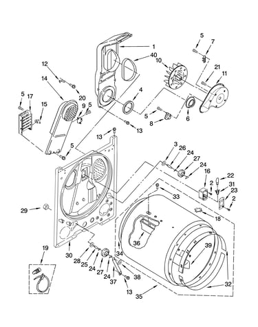Bulkhead parts, optional parts (not included)