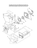 Motor and ice container parts