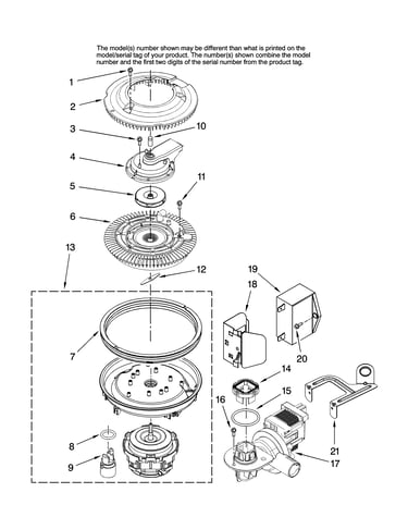 Pump and motor parts
