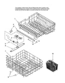 Upper and lower rack parts