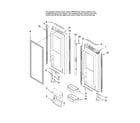 Jenn-Air JFC2290VTB10 refrigerator door parts diagram