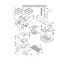 Jenn-Air JFC2290VTB10 shelf parts diagram