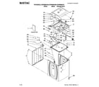 Maytag MVWB800VU0 top and cabinet parts diagram