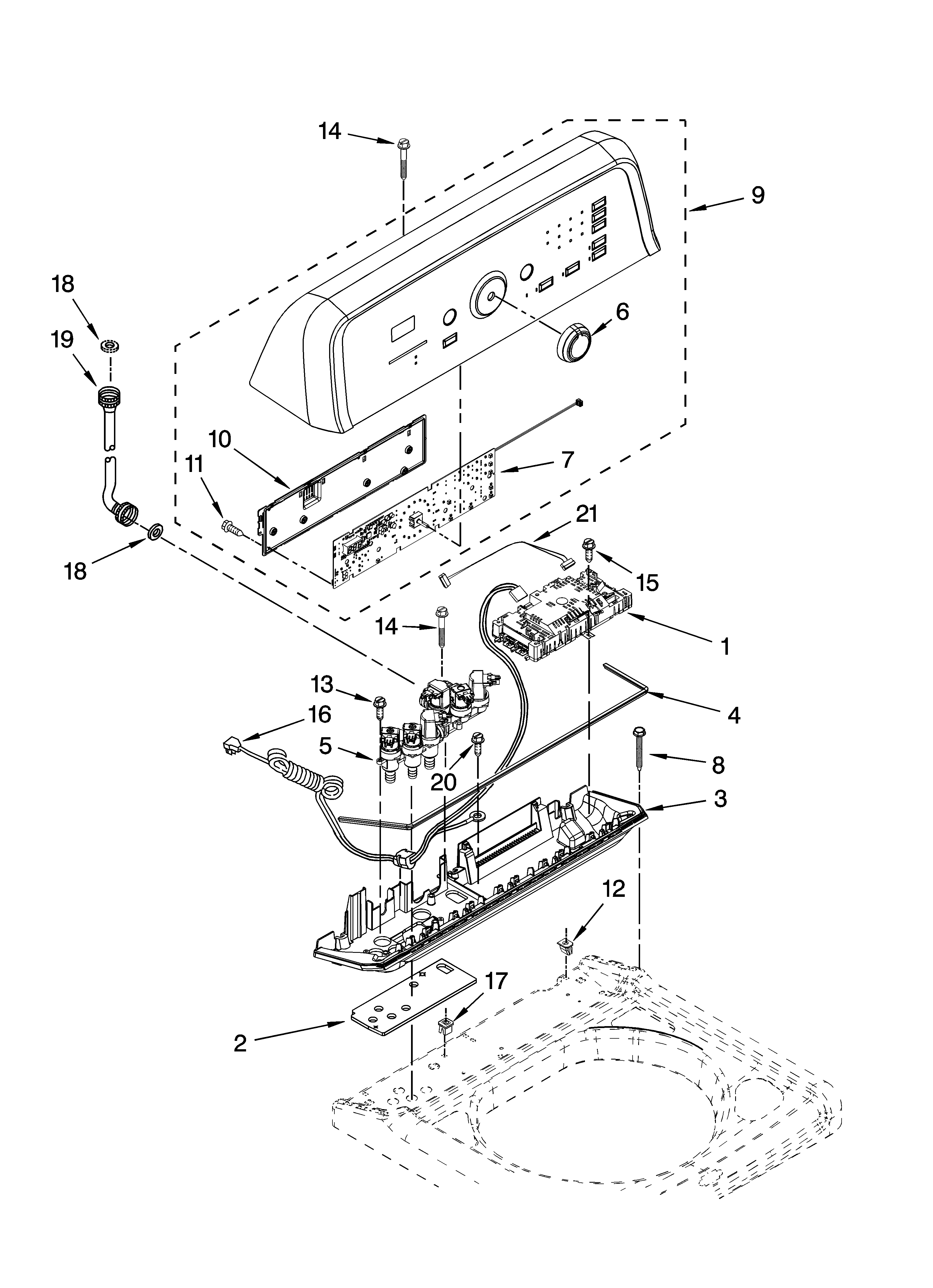 Control panel parts