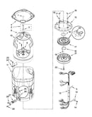 Motor, basket and tub parts