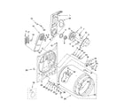 Maytag YMEDC400VW0 bulkhead parts, optional parts (not included) diagram