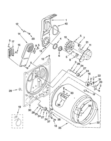 Bulkhead parts, optional parts (not included)