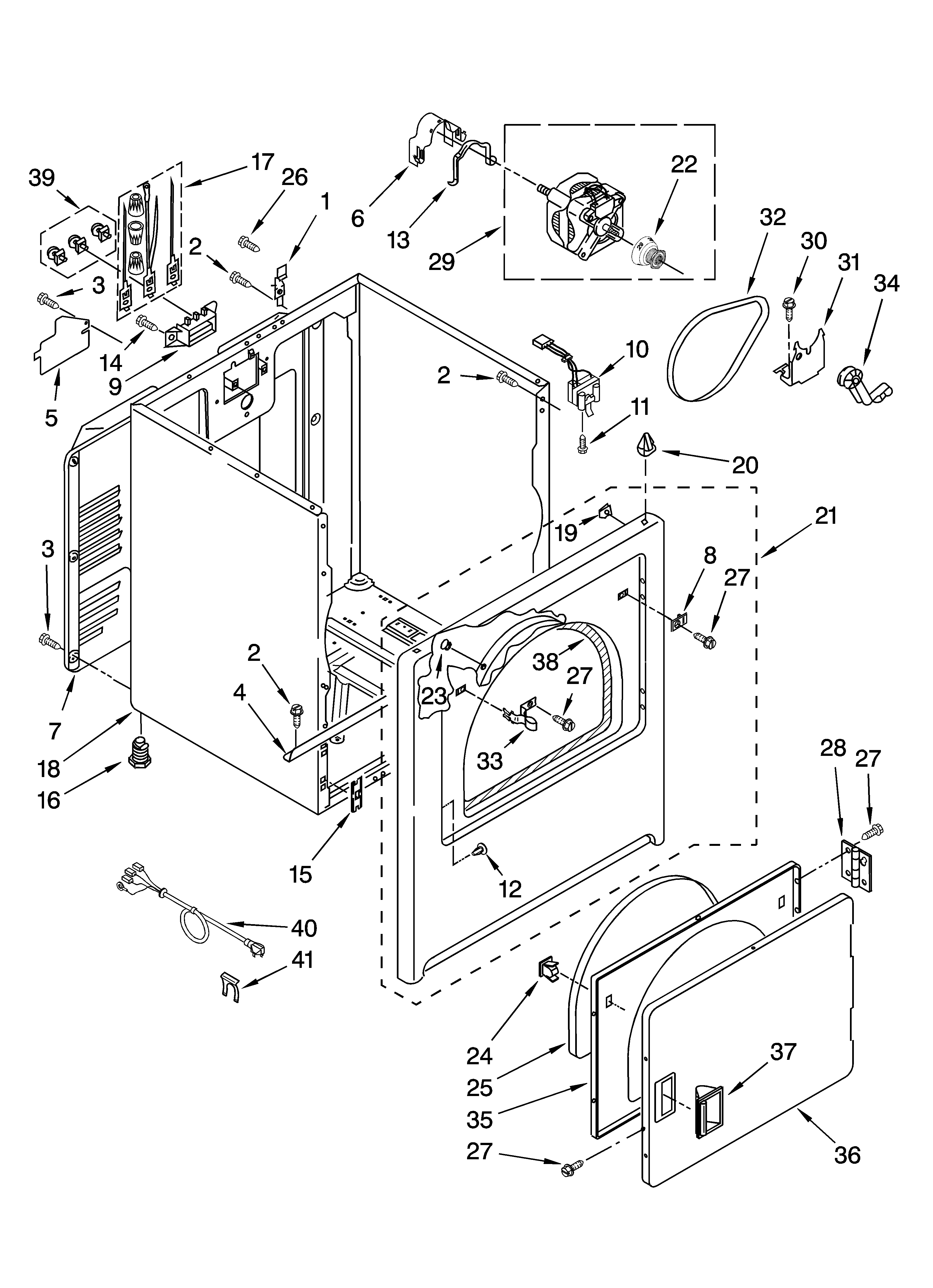 Cabinet parts
