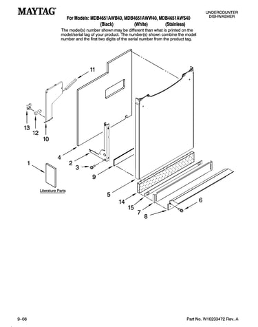 Door and panel parts
