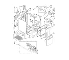 Maytag MGD6300TQ1 cabinet parts diagram