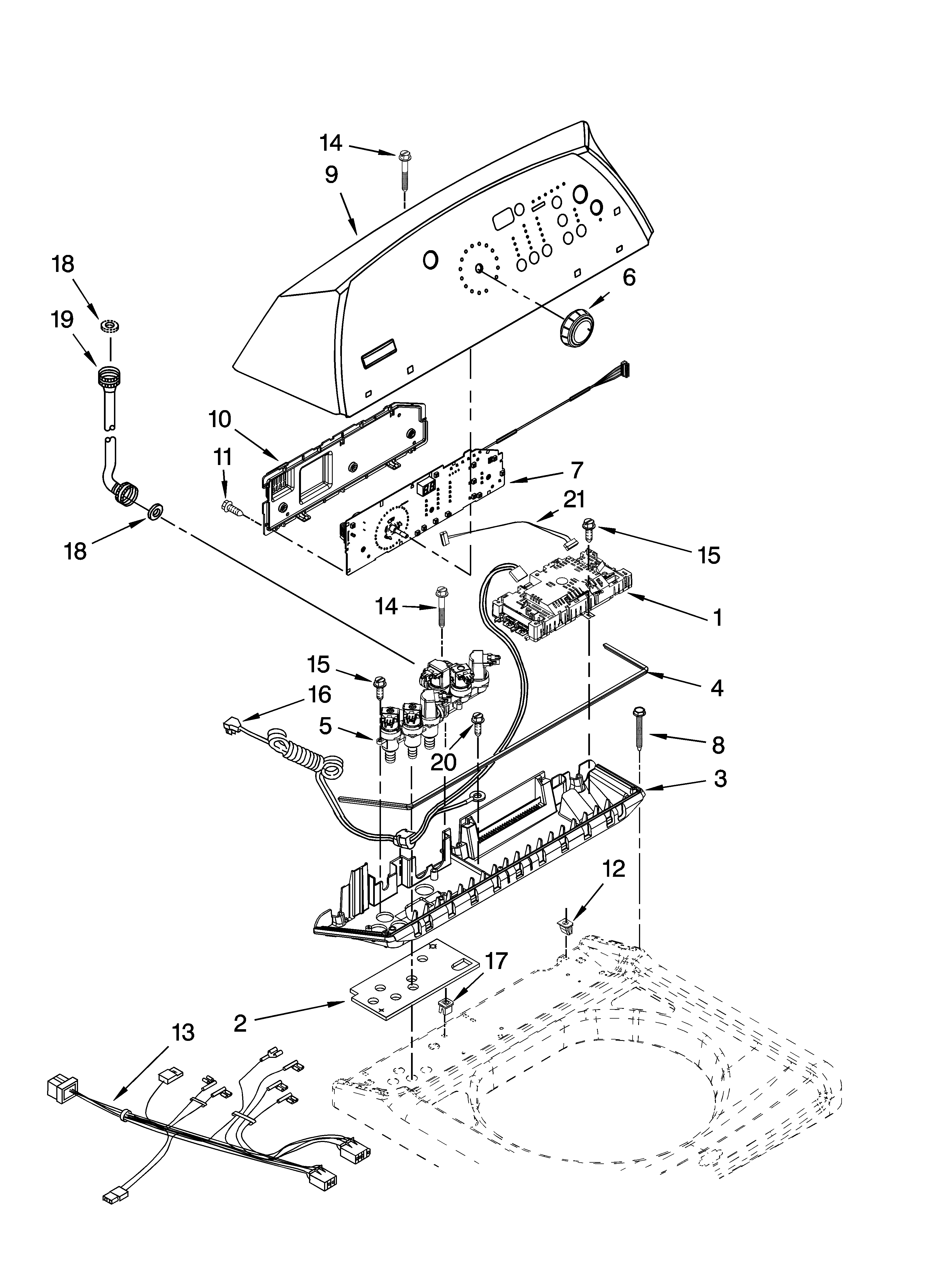 Control panel parts