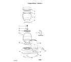 KitchenAid 4KPCG100PM1 pedestal jar assembly parts diagram