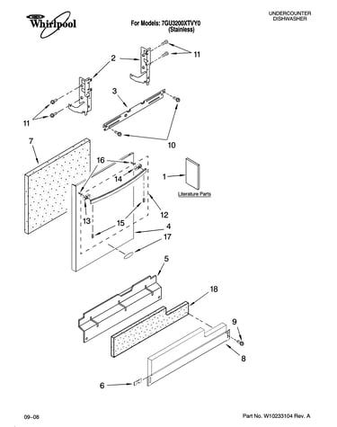 Door and panel parts