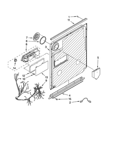 Door and latch parts