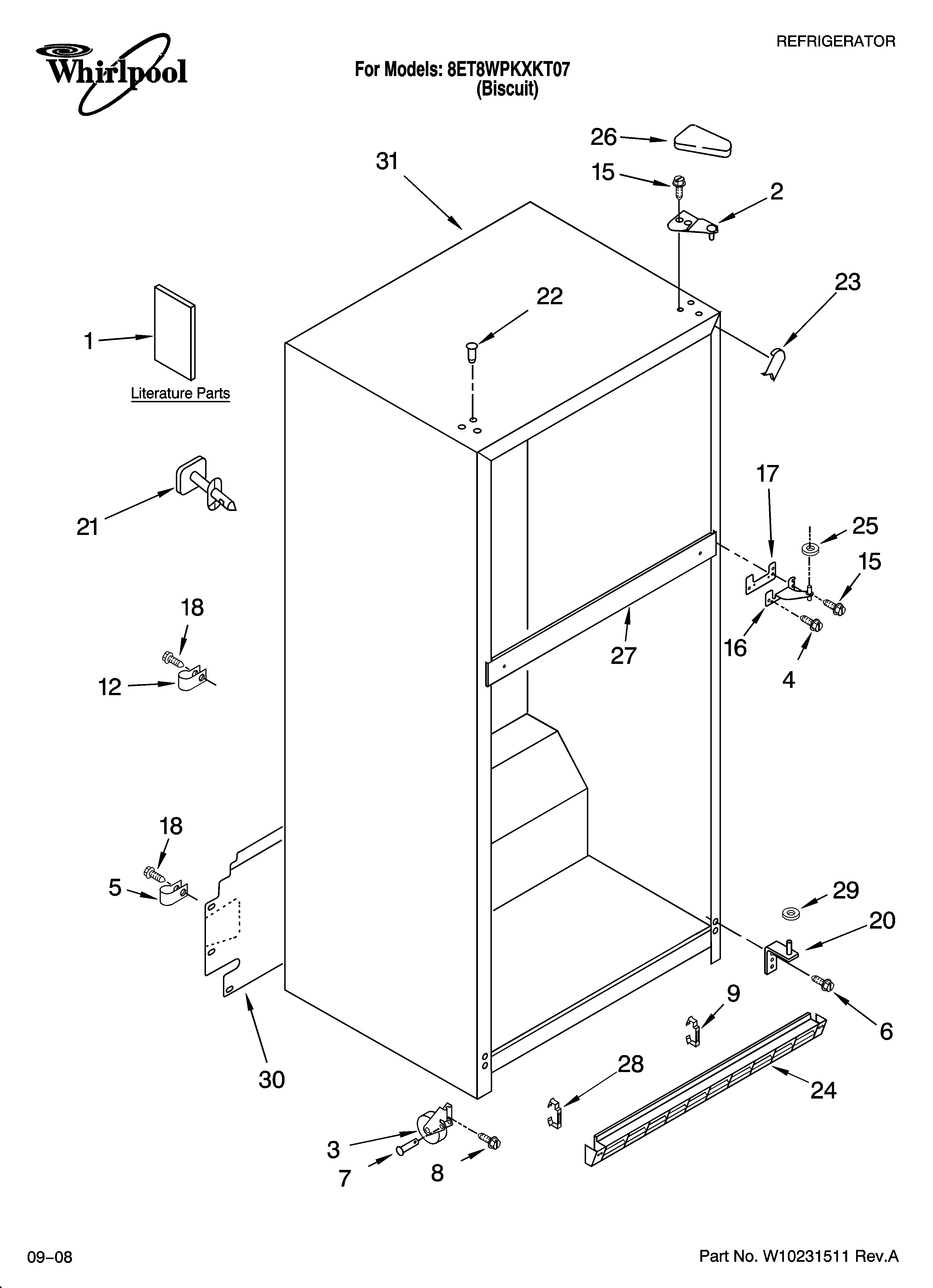 Cabinet parts