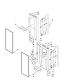 Refrigerator door parts
