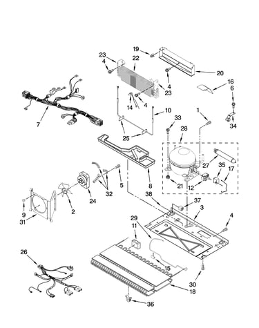 Unit parts, optional parts (not included)