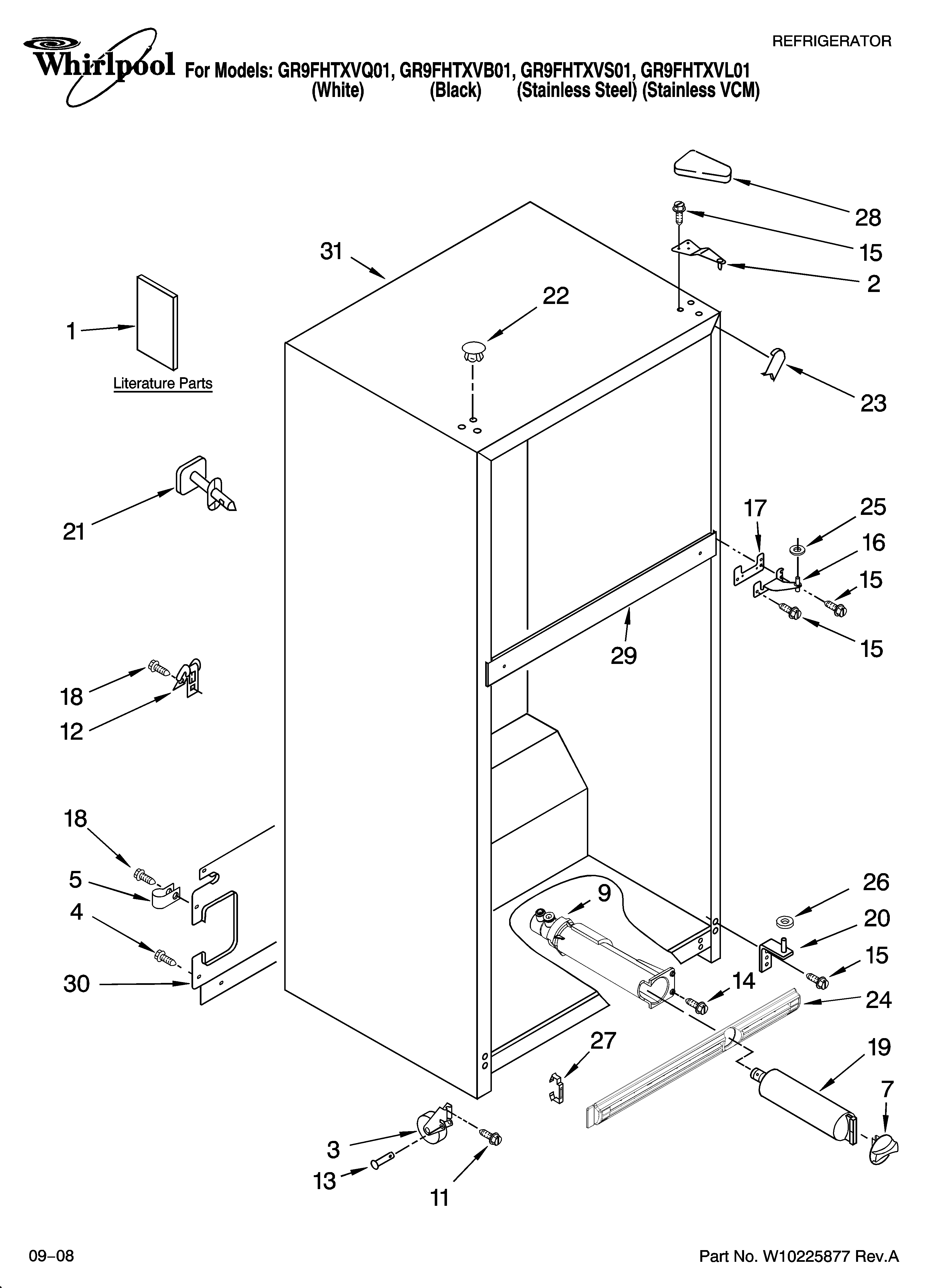 Cabinet parts