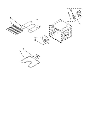 Internal oven parts