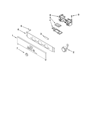 Control panel parts