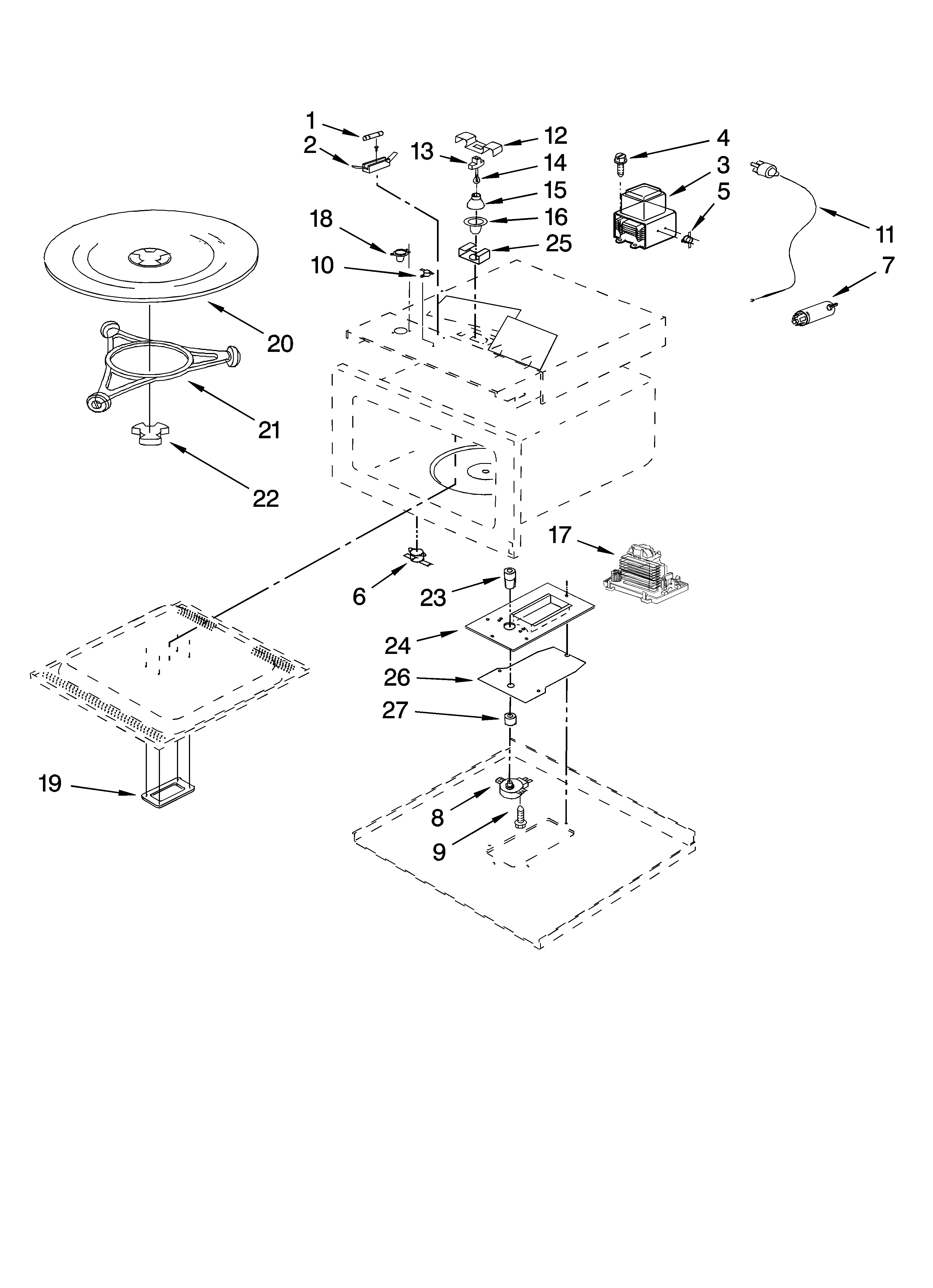 Oven interior parts