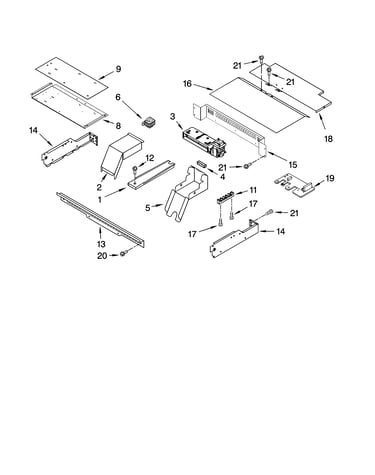 Top venting parts, optional parts (not included)