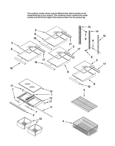 Shelf parts, optional parts