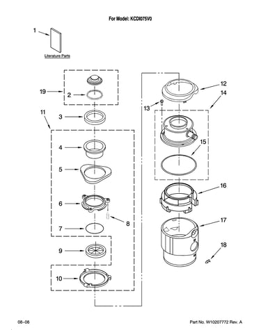 Housing and flange parts