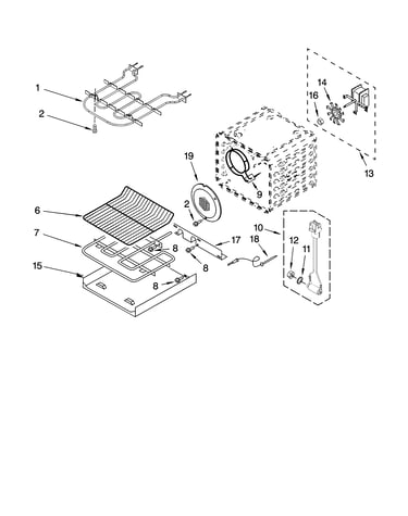 Internal oven parts