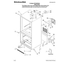 KitchenAid KFCO22EVBL00 cabinet parts diagram