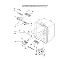 KitchenAid KFCO22EVBL00 refrigerator liner parts diagram