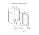 KitchenAid KFCO22EVBL00 refrigerator door parts diagram