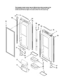 Refrigerator door parts