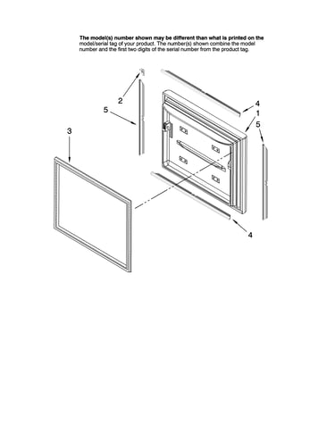 Freezer door parts, optional parts