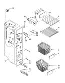 Freezer liner parts