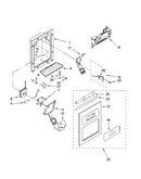 Dispenser front parts
