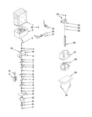 Motor and ice container parts