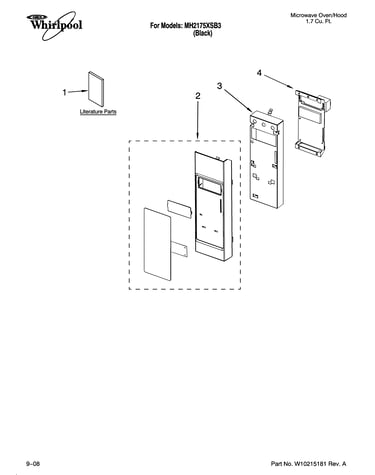 Control panel parts