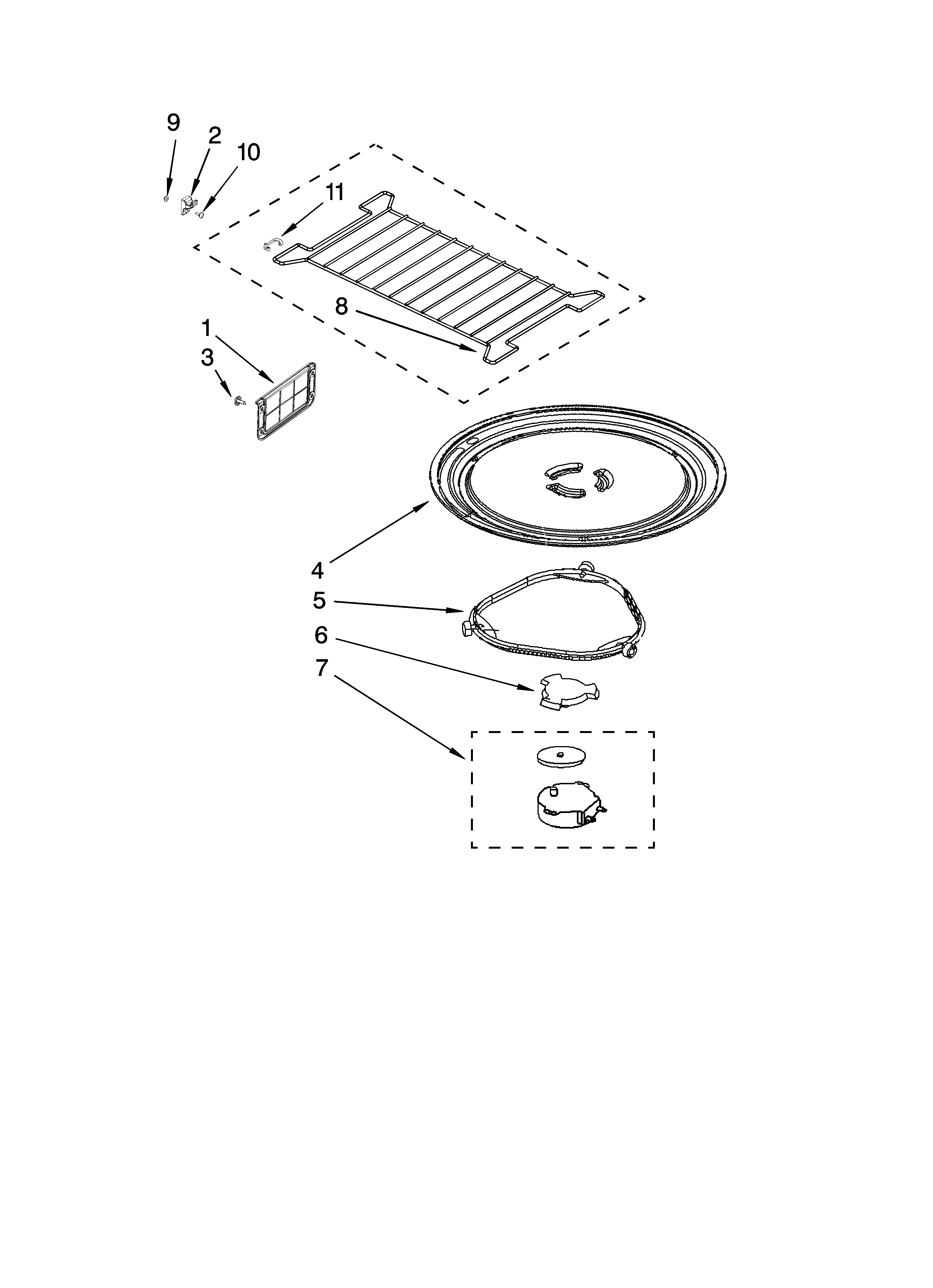 TURNTABLE PARTS