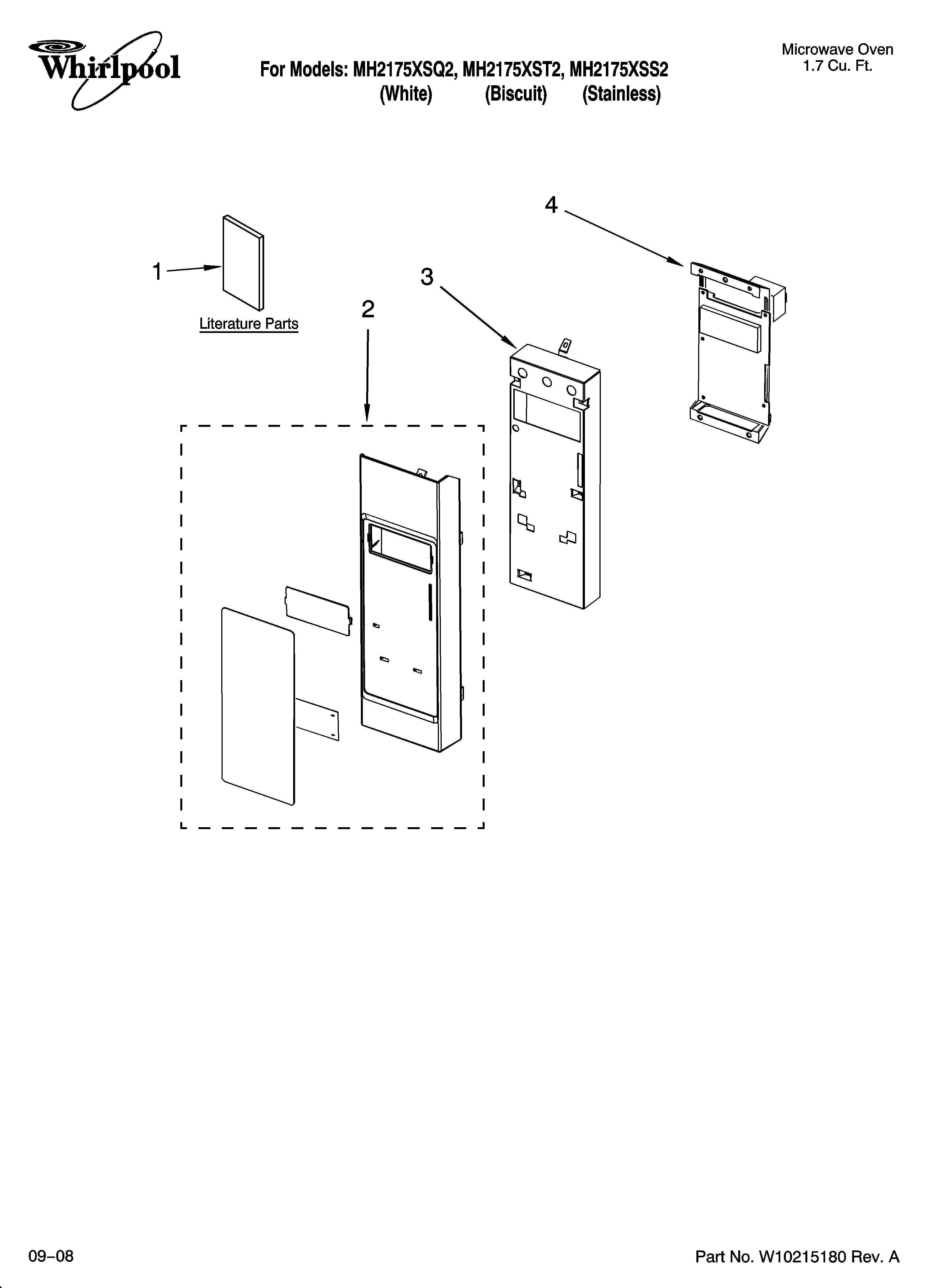 Control panel parts
